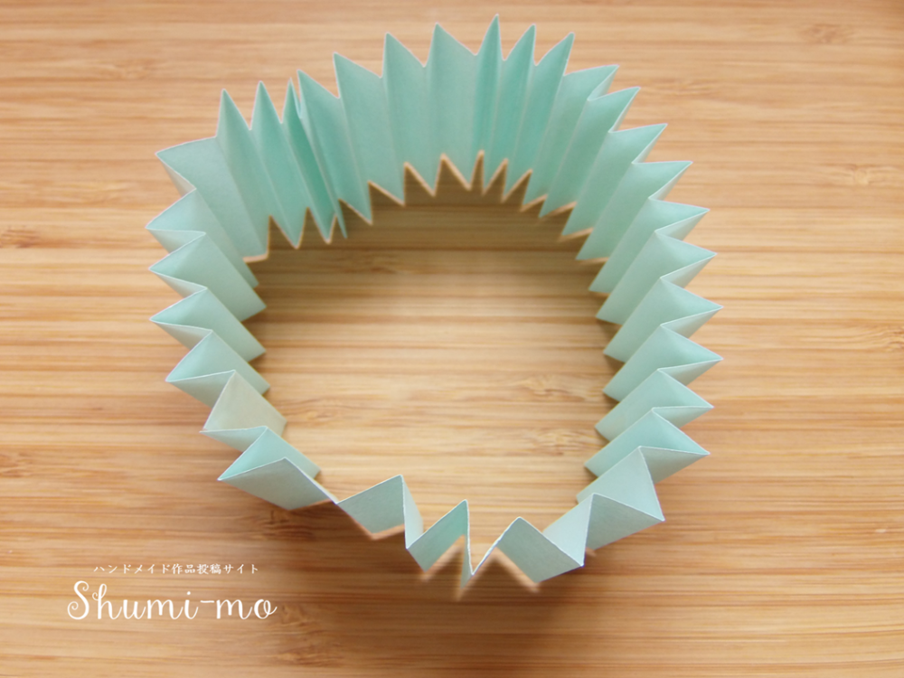 折り紙でウェディングロゼットの作り方 Shumi Mo